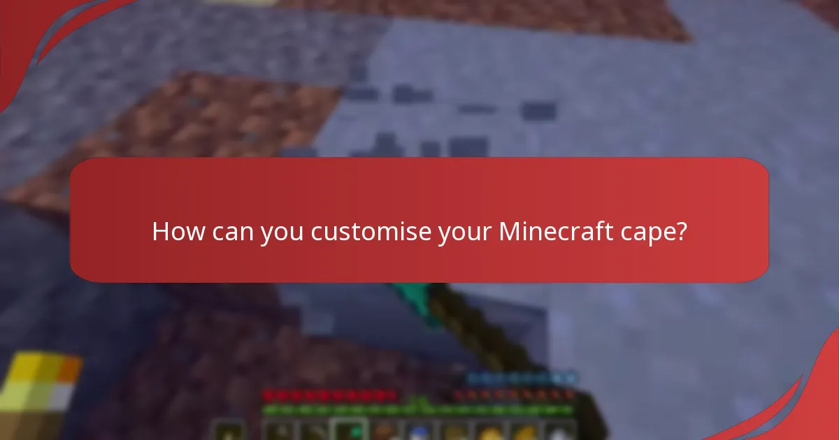 How to use capes in Minecraft?