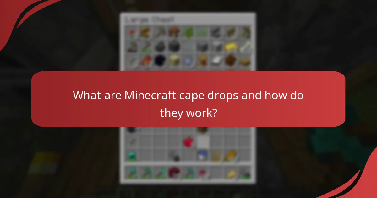 How can I troubleshoot cape drop issues?