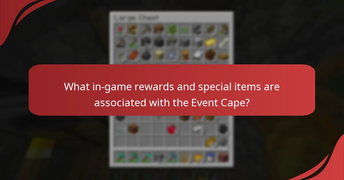 How does the Event Cape compare to other in-game items?