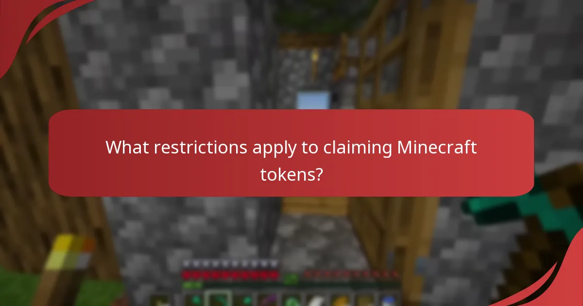 What are the implications of regional restrictions on token claims?